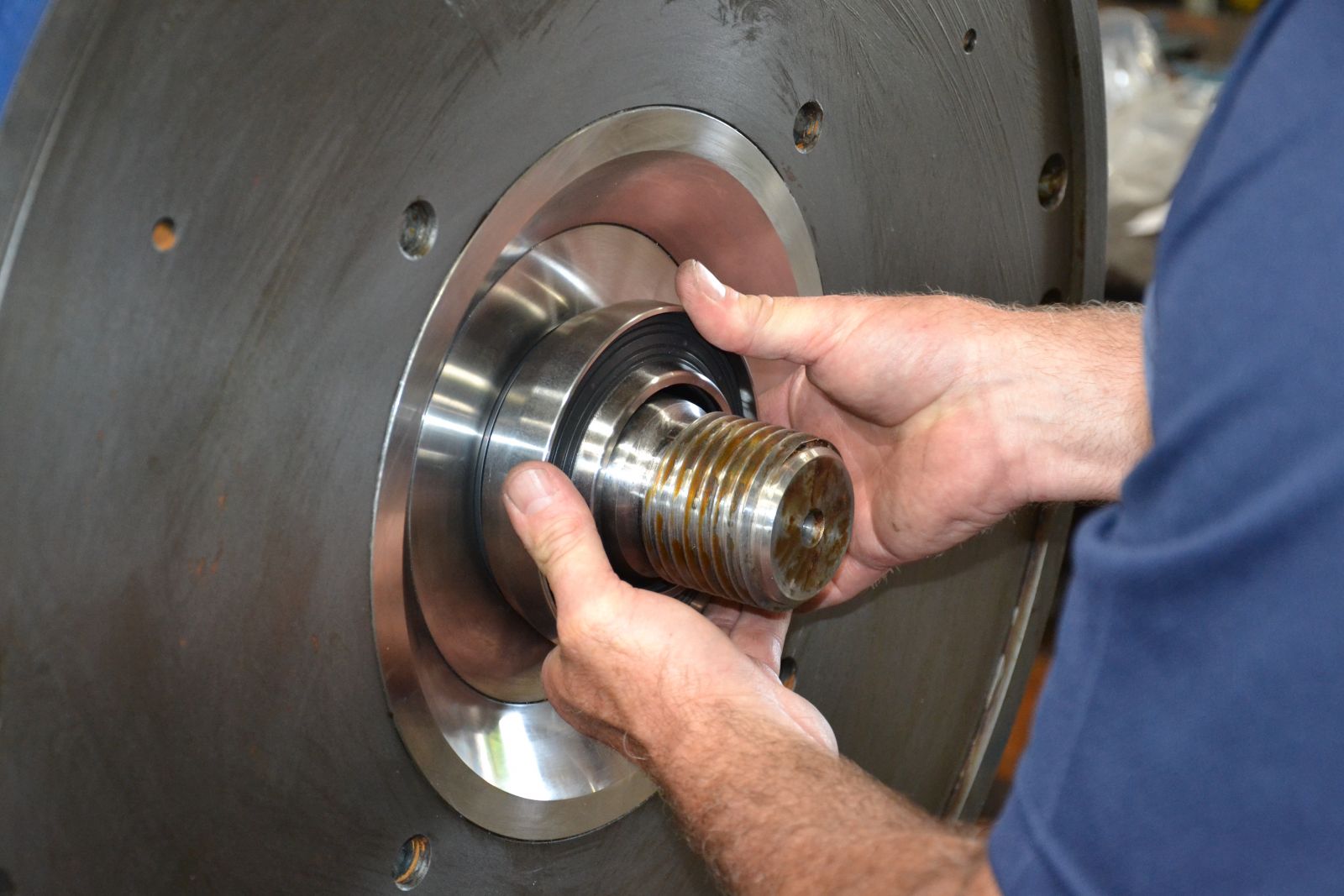 Service on slurry pump