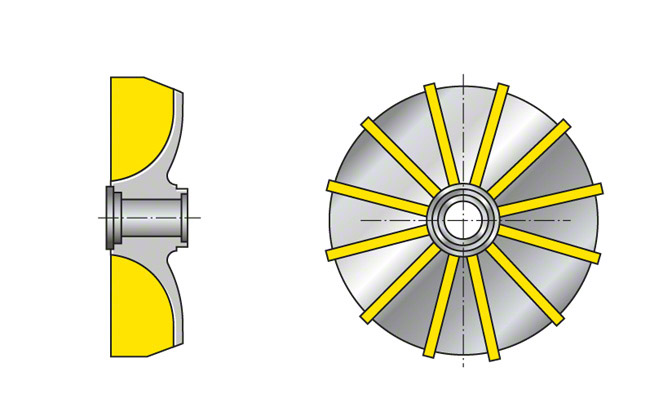 Fig. 1 Free-flow impeller