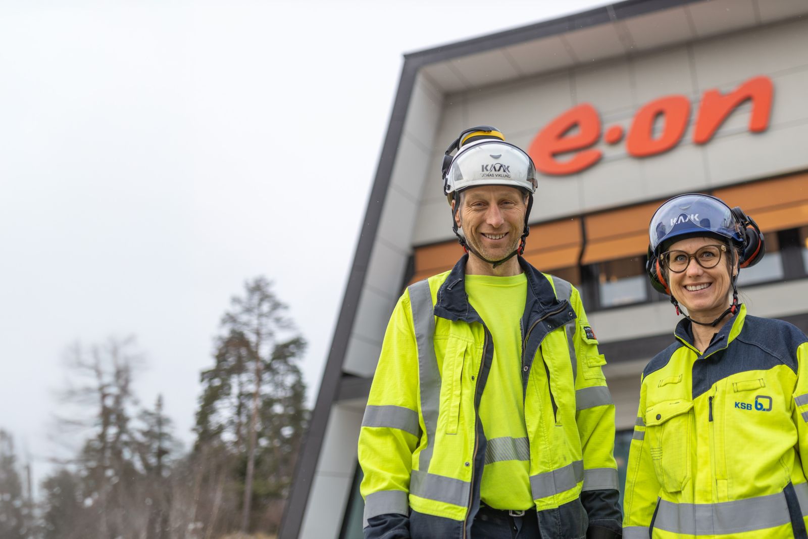 Projektansvariga från KSB och E.ON möts på Händelöverket