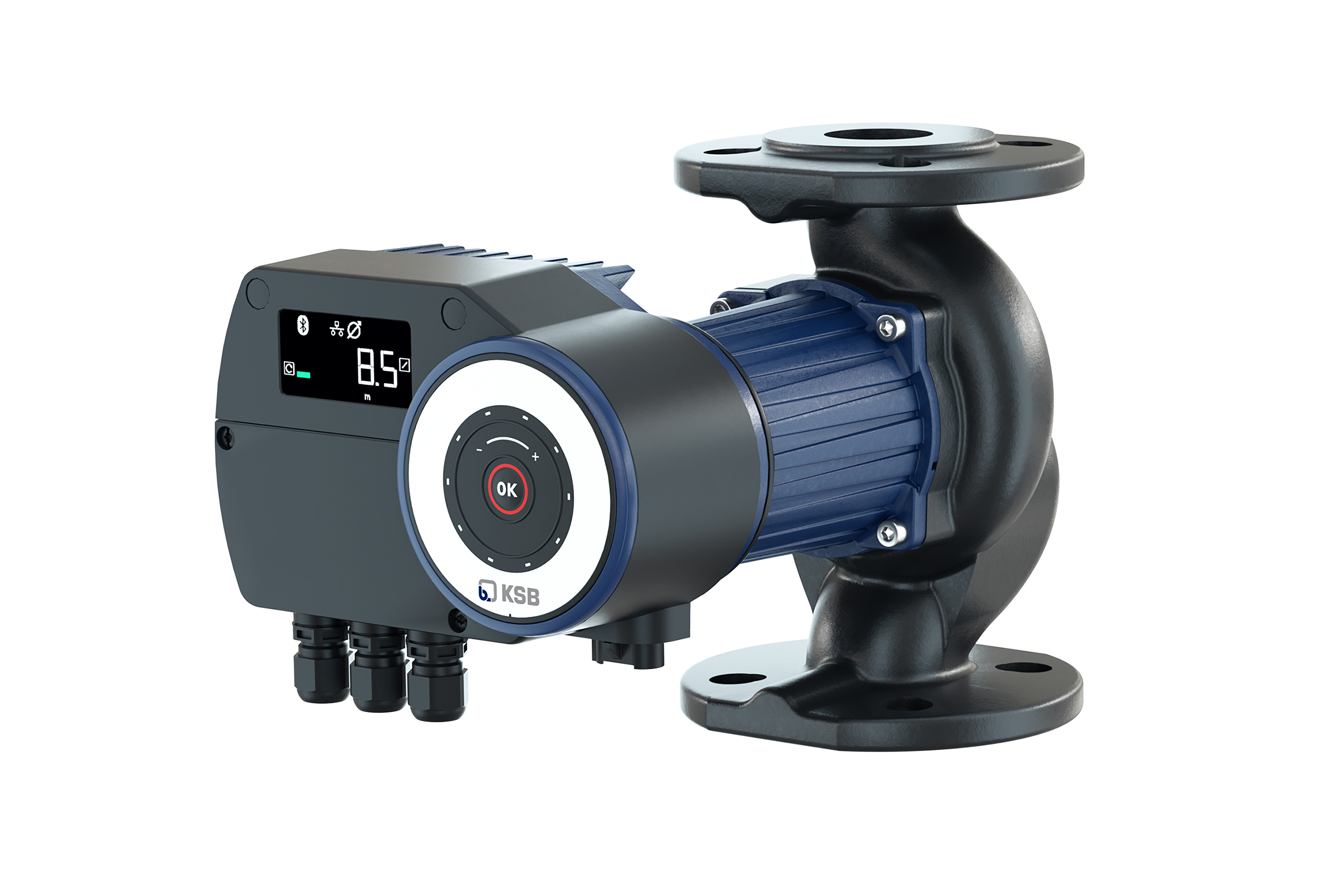 Hoogefficiënte circulatiepomp voor de gebouwentechniek