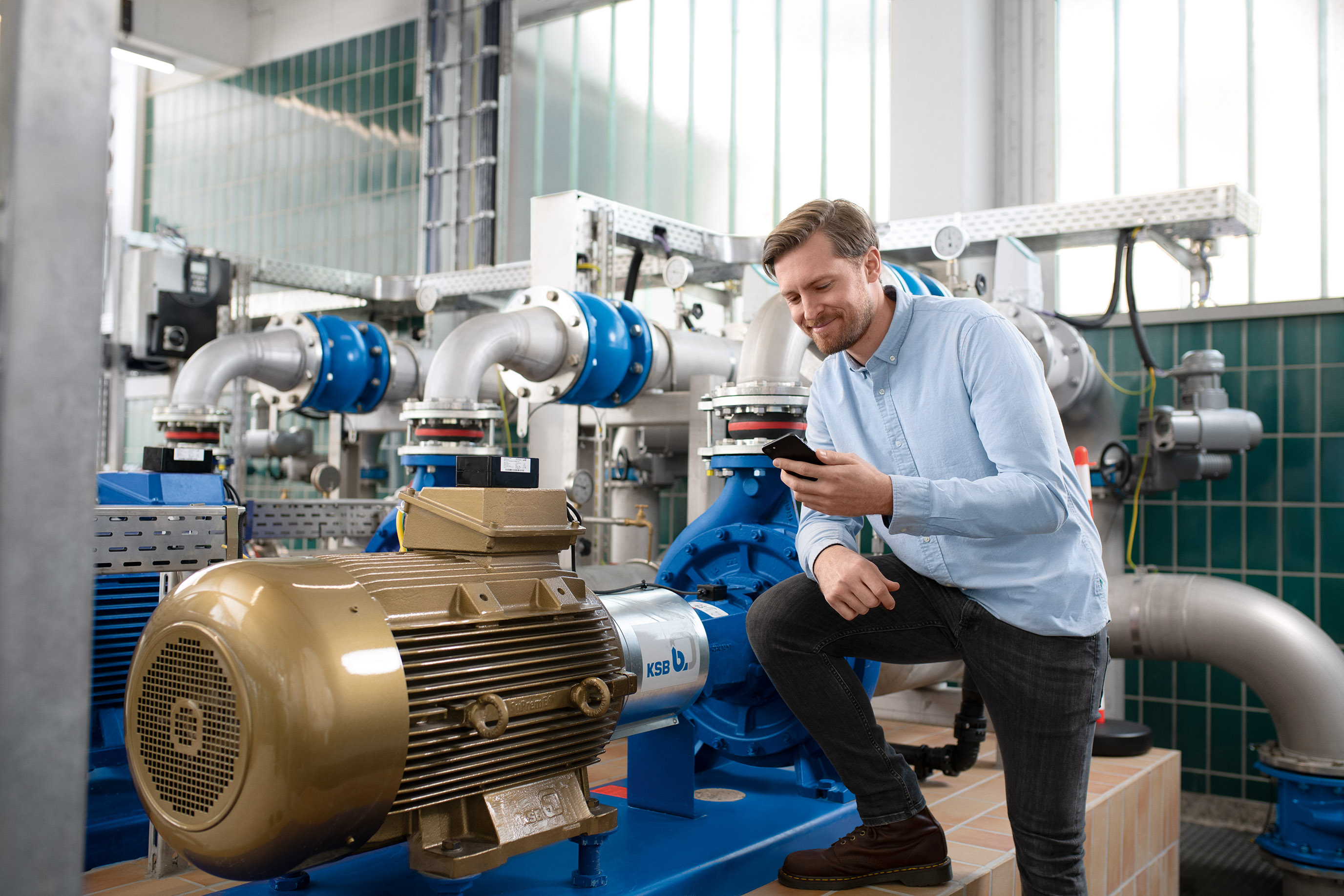 Digital pump monitoring with KSB Guard