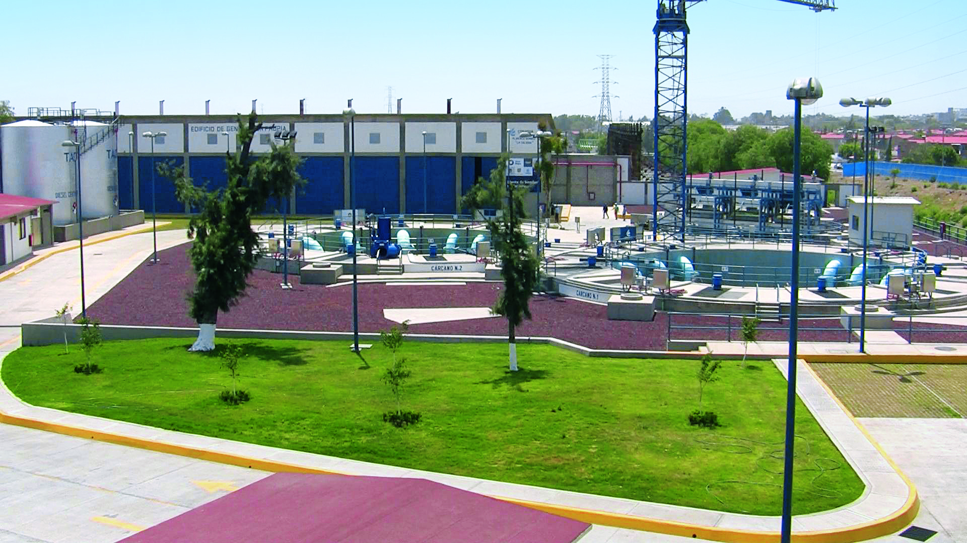 La Caldera pumping station with combined sewer system