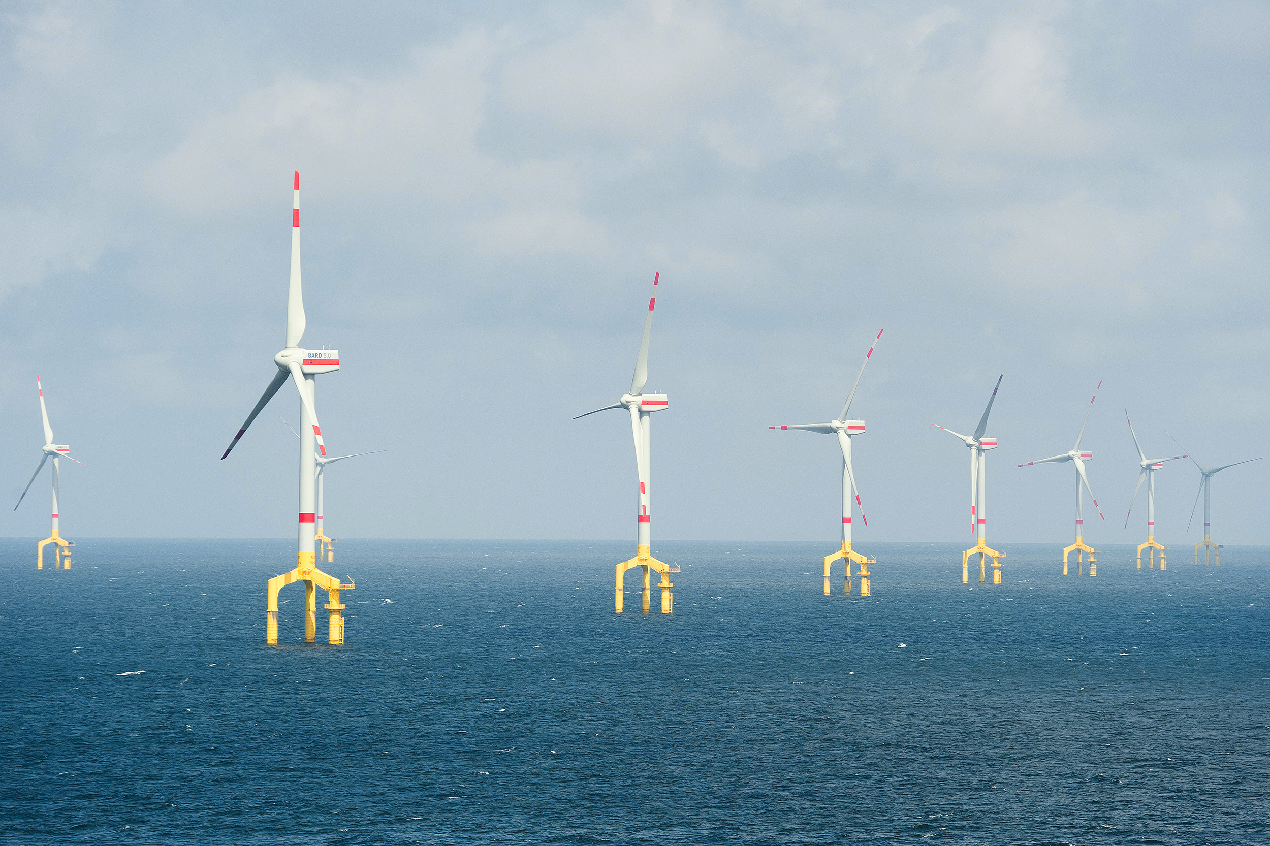 BARD Offshore1 wind park in the North Sea | © TenneT